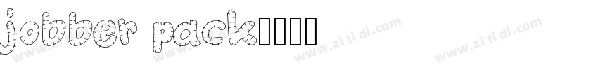 jobber pack字体转换